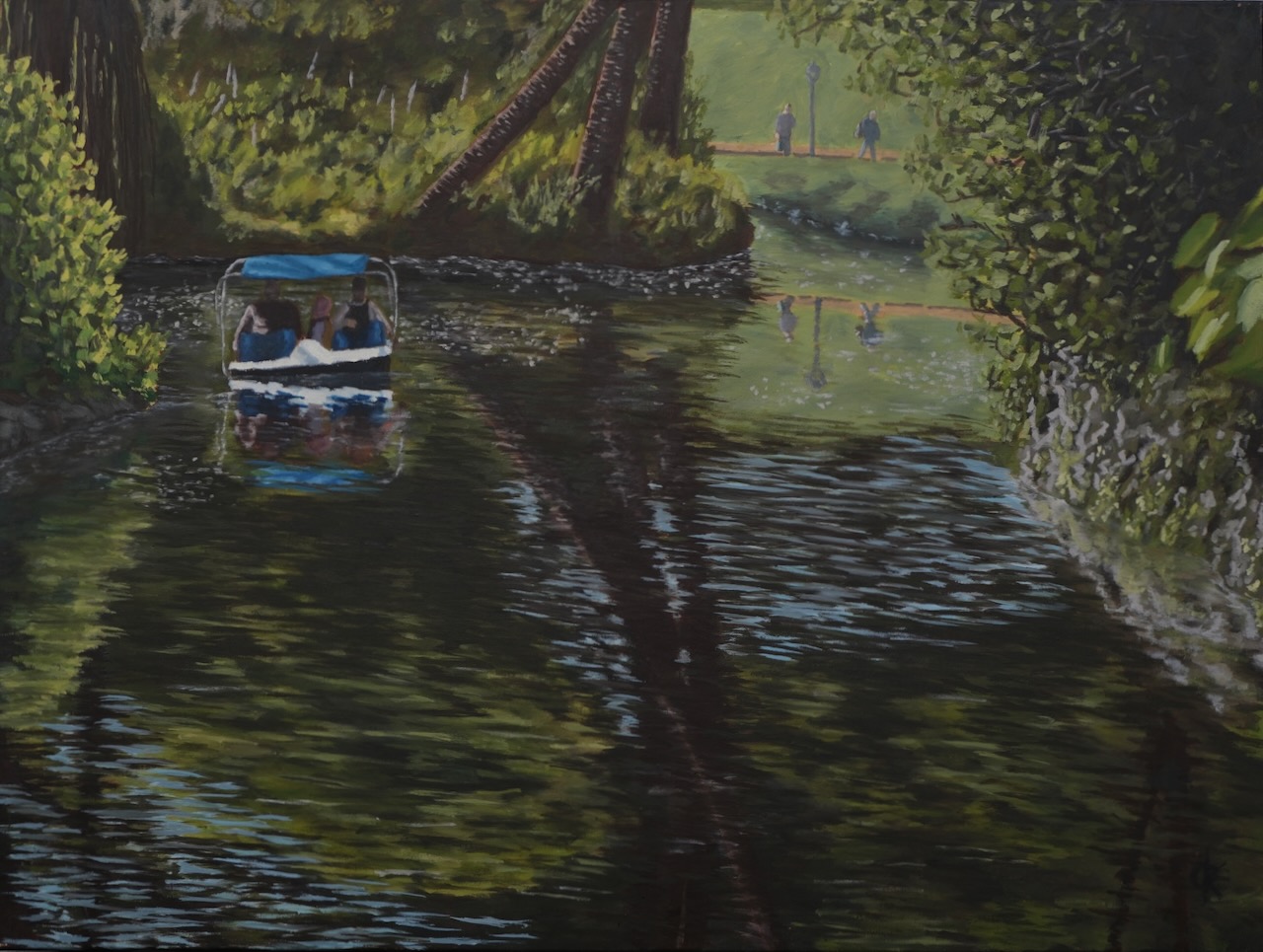 Domingo en el Parque Rodó, Montevideo